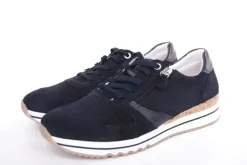 ACO CLAIRE 23 Damen Sneaker Nubukleder Wechselfußbett blau S13 1207/10233