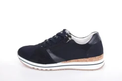 ACO CLAIRE 23 Damen Sneaker Nubukleder Wechselfußbett blau S13 1207/10233