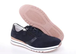 ACO CLAIRE 23 Damen Sneaker Nubukleder Wechselfußbett blau S13 1207/10233