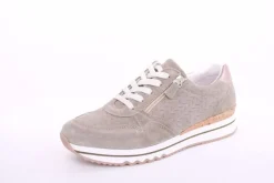 ACO CLAIRE 18 Damen Sneaker Nubukleder Wechselfußbett grün S13  1207/9976
