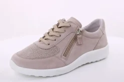 ACO Damen Sneaker Halbschuh K- Weite Wechselfußbett beige blau S14 1420/11614
