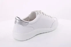 ACO Damen Sneaker Halbschuh Leder K- Weite Wechselfußbett weiß S14 1420/11617