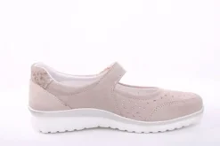 Aco Riemchenschuh DAHLIE 03  Slipper Ballerina Riemen beige S12  1125/10183