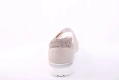 Aco Riemchenschuh DAHLIE 03  Slipper Ballerina Riemen beige S12  1125/10183