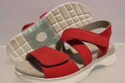 Aco Sandale Sunny 12 Klettverschluß Leder rot 950/8972