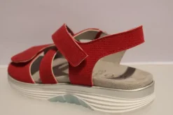 Aco Sandale Sunny 12 Klettverschluß Leder rot 950/8972