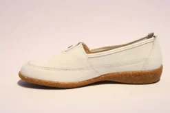 ACO Slipper Cindy leder weiß 341/9501