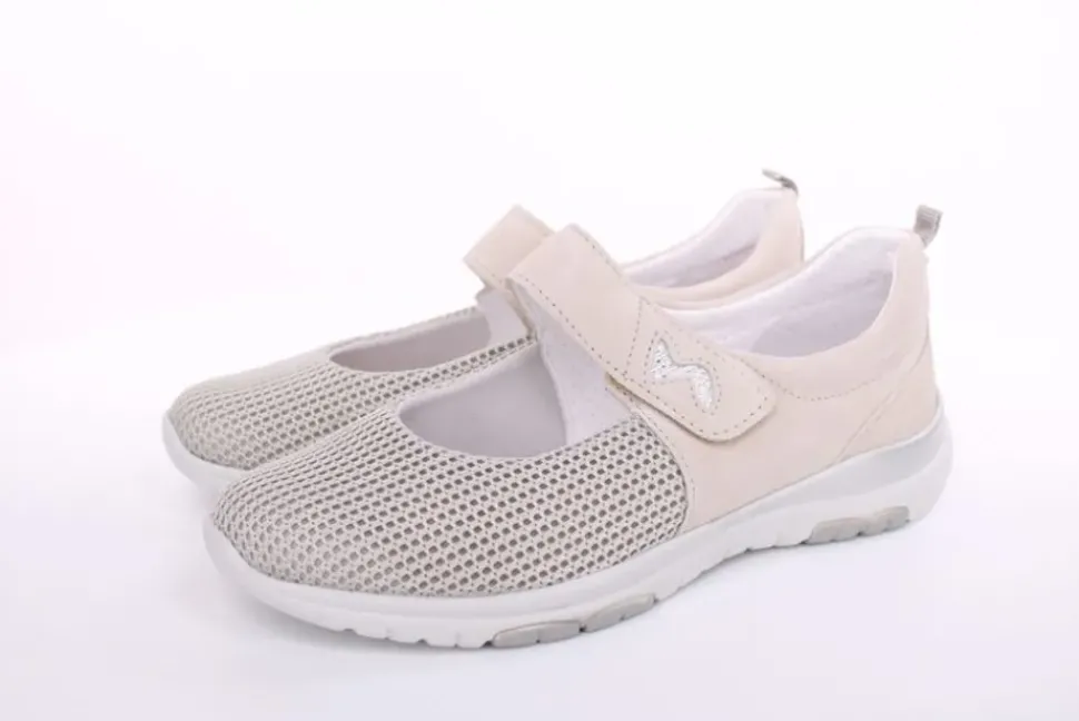 ACO Slipper Riemchneballerina SONIA braun 857/9179