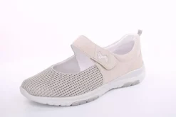 ACO Slipper Riemchneballerina SONIA braun 857/9179