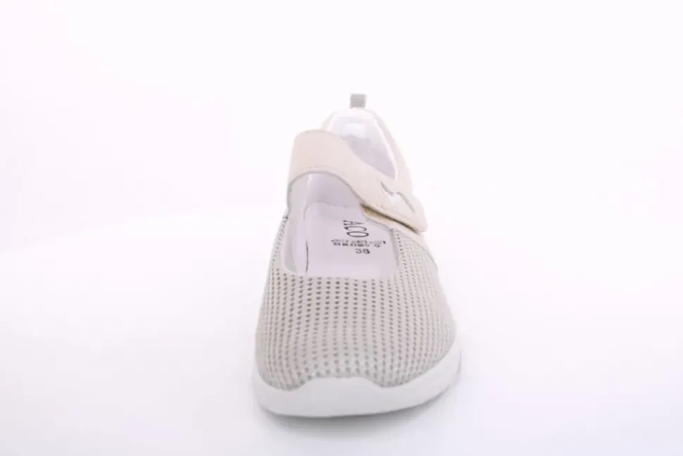 ACO Slipper Riemchneballerina SONIA braun 857/9179