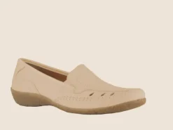 Aco Slipper Sabine 14 Leder weiß beige 281/2574