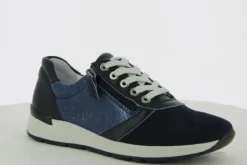 Aco Sneaker Mila Stretch blau weiß 756/8066
