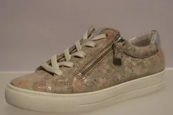 Aco Sneaker Reißverschluß Kim 48 Blumen 520/8178