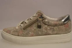 Aco Sneaker Reißverschluß Kim 48 Blumen 520/8178
