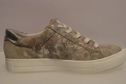 Aco Sneaker Reißverschluß Kim 48 Blumen 520/8178