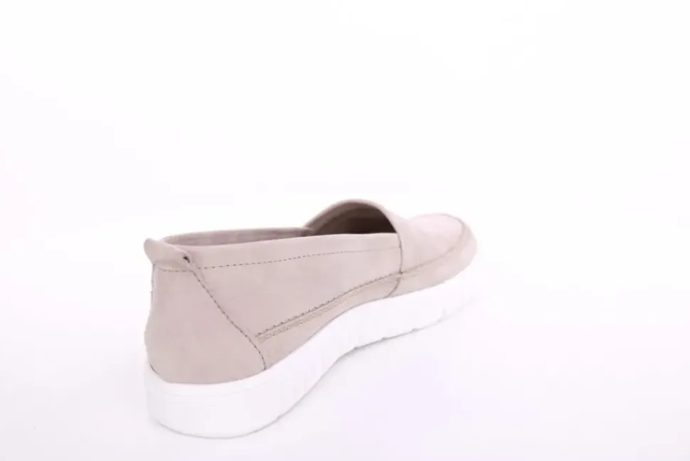 ACO TILDA 06 Damen Slipper Leder weiß, grau S13 1295/10916