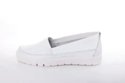 ACO TILDA 06 Damen Slipper Leder weiß, grau S13 1295/10916