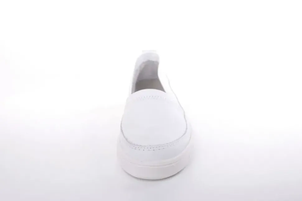 ACO TILDA 06 Damen Slipper Leder weiß, grau S13 1295/10916