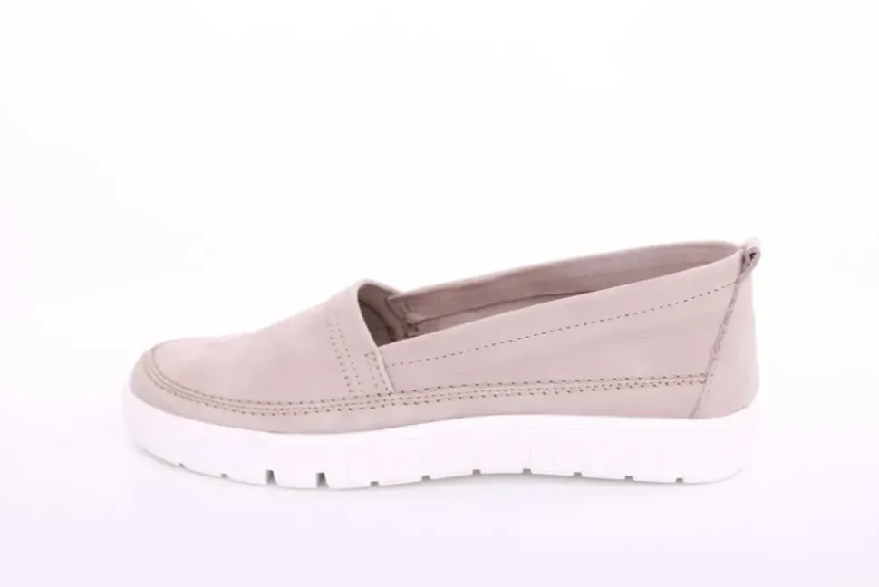 ACO TILDA 06 Damen Slipper Leder weiß, grau S13 1295/10916