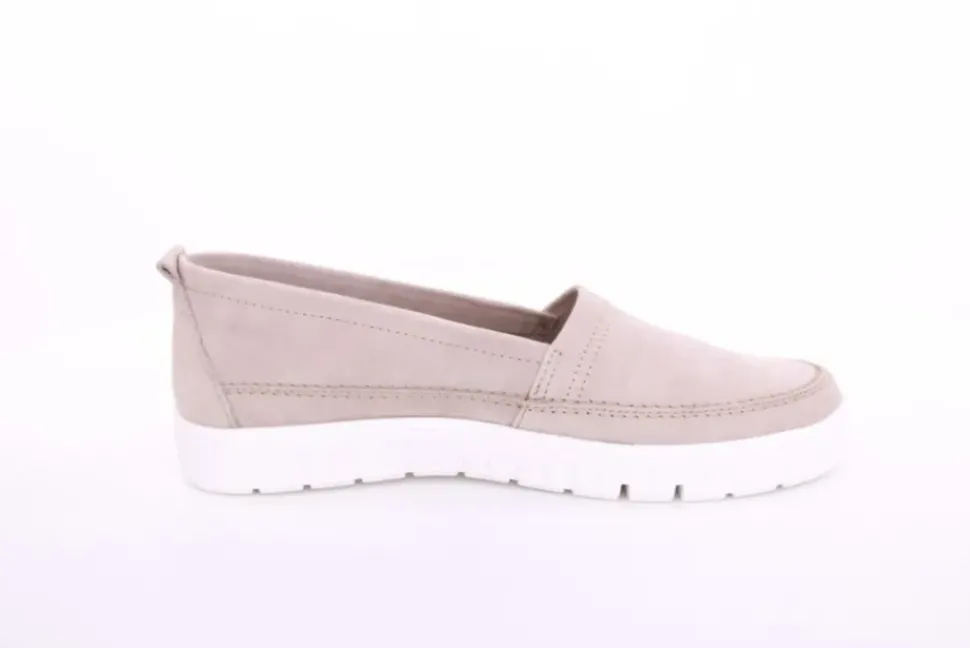 ACO TILDA 06 Damen Slipper Leder weiß, grau S13 1295/10916