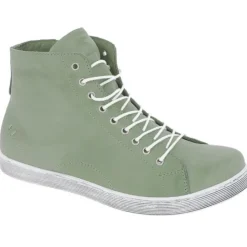 Andrea Conti Sneaker High Schnürer Leder  peppermint S13  0341500208