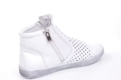 Andrea Conti Sommer- Stiefel Stiefelette Leder durchbrochen weiß S12 0349615001