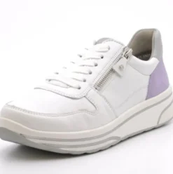 ARA SAPPORO Sneaker Reißverschluss Leder weiß 1232440