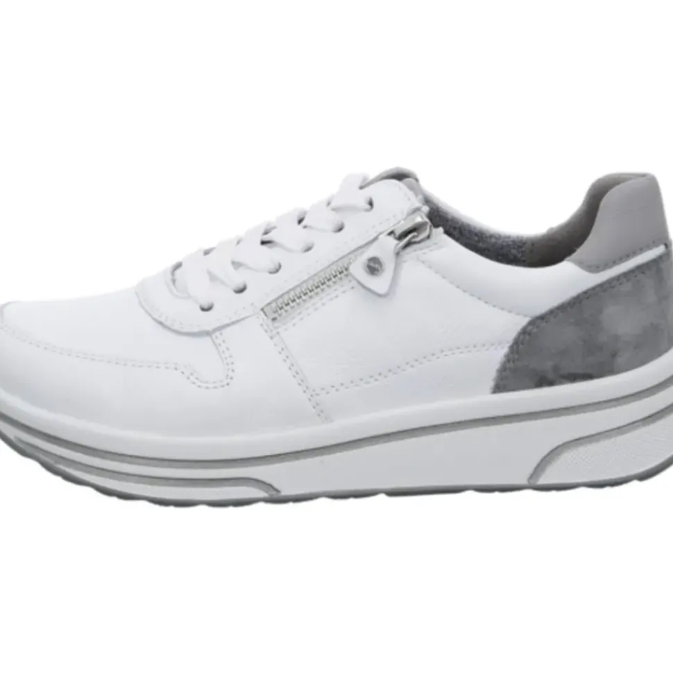 ARA SAPPORO Sneaker Reißverschluss Leder weiß 1232440