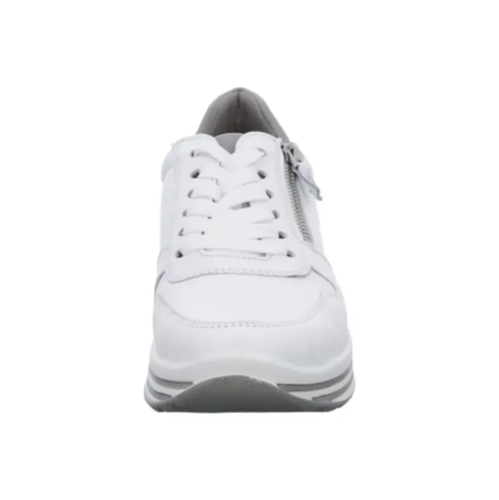ARA SAPPORO Sneaker Reißverschluss Leder weiß 1232440