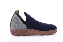 ASPORTUGUESAS City Round Toe Schuh Damen Wolle Kork- Sohle vegan grau S22 P018086011