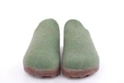 ASPORTUGUESAS Damen Pantolette Wolle Kork vegan Nachhaltig grün S22 P018023053