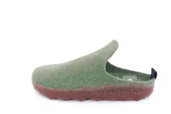 ASPORTUGUESAS Damen Pantolette Wolle Kork vegan Nachhaltig grün S22 P018023053