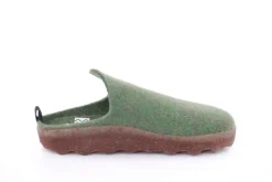 ASPORTUGUESAS Damen Pantolette Wolle Kork vegan Nachhaltig grün S22 P018023053