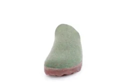 ASPORTUGUESAS Damen Pantolette Wolle Kork vegan Nachhaltig grün S22 P018023053