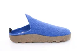 ASPORTUGUESAS Damen Pantolette Wolle Kork vegan Nachhaltig blau S22 P018023052