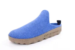 ASPORTUGUESAS Damen Pantolette Wolle Kork vegan Nachhaltig blau S22 P018023052
