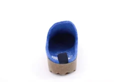 ASPORTUGUESAS Damen Pantolette Wolle Kork vegan Nachhaltig blau S22 P018023052