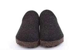 ASPORTUGUESAS Damen Pantolette Wolle Kork vegan Nachhaltig grau S22 P018023016