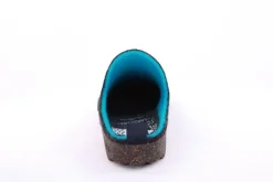ASPORTUGUESAS Damen Pantolette Wolle Kork vegan Nachhaltig grau S22 P018023016