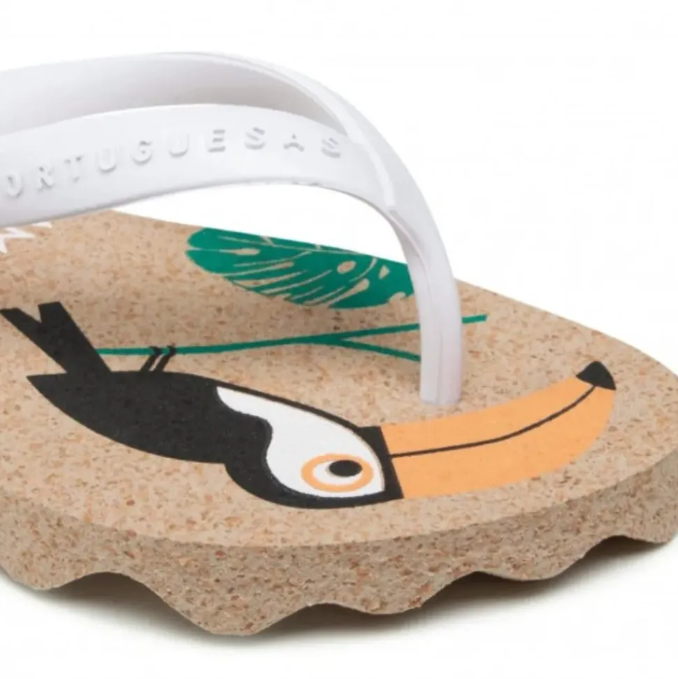 ASPORTUGUESAS Zehentrenner Flipflop Kork nachhaltig kautschuk P018116000