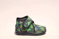Beck Hausschuh Jungen  Dinosaurier blau 3041/05