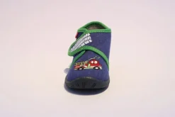 Beck Hausschuh Jungen Feuerwehr blau 677/34