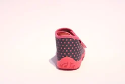 Beck Hausschuh Mädchen Schmetterling blau rosa 676/05