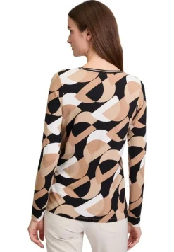 Betty Barclay Basic Shirt BEIGE/SCHWARZ PATTERN 23521059