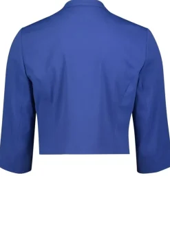 Betty Barclay Blazer 3/4 Arm Stehkragen adria blau S 13 42251856