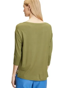Betty Barclay Blusenshirt 3/4 Arm U - Boot Floral khaki S12 22462989