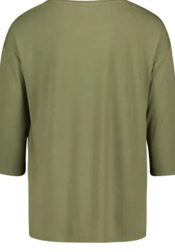 Betty Barclay Blusenshirt 3/4 Arm U - Boot Floral khaki S12 22462989