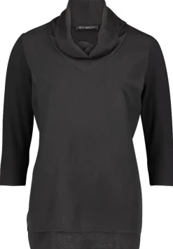 Betty Barclay Blusenshirt 3/4 Arm Wasserfallausschnitt schwarz S21 20472646