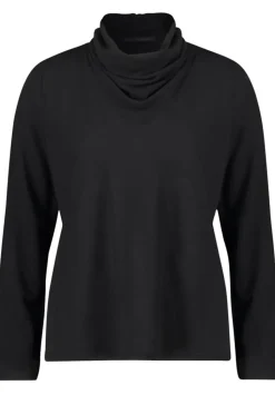 Betty Barclay Blusenshirt Wasserfallausschnitt schwarz S23 29122174
