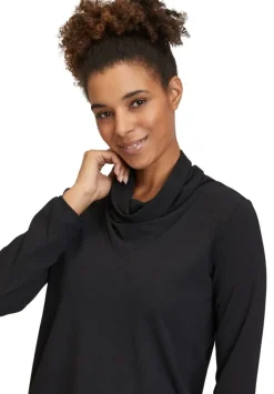 Betty Barclay Blusenshirt Wasserfallausschnitt schwarz S23 29122174